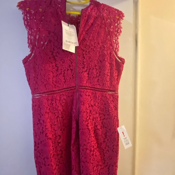 Bardot Lace Panel dark pink - Picture 8 of 9